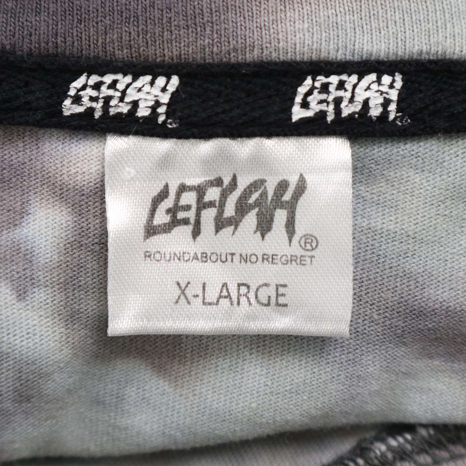 LEFLAH レフラー 総柄 ロゴ刺繍 バイカラー セットアップ XLサイズ LEFLAH レフラー バイカラー セットアップ XLサイズ(WANIMA着用