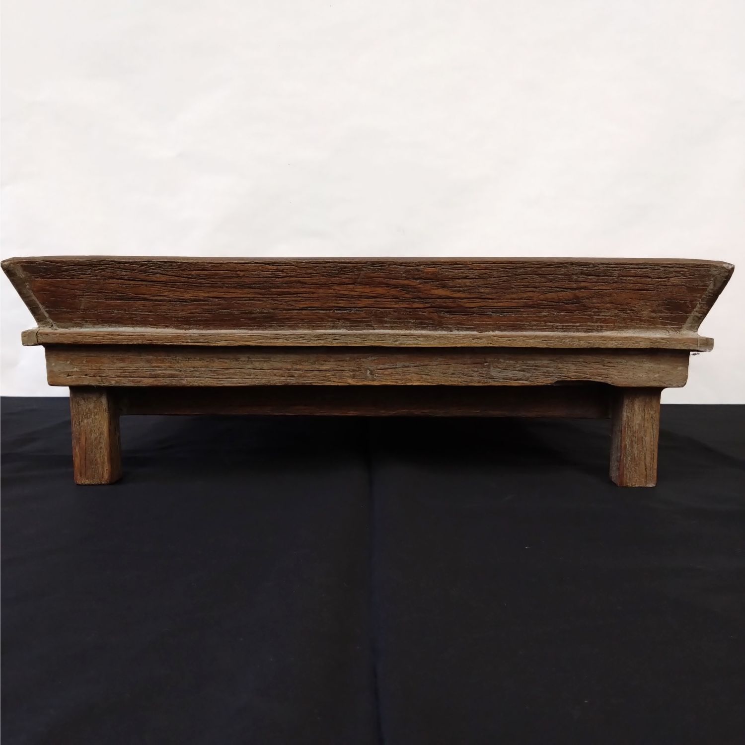 李朝 希少 古塗 供物台 大 四方盆 48.1cm 0149 - メルカリ