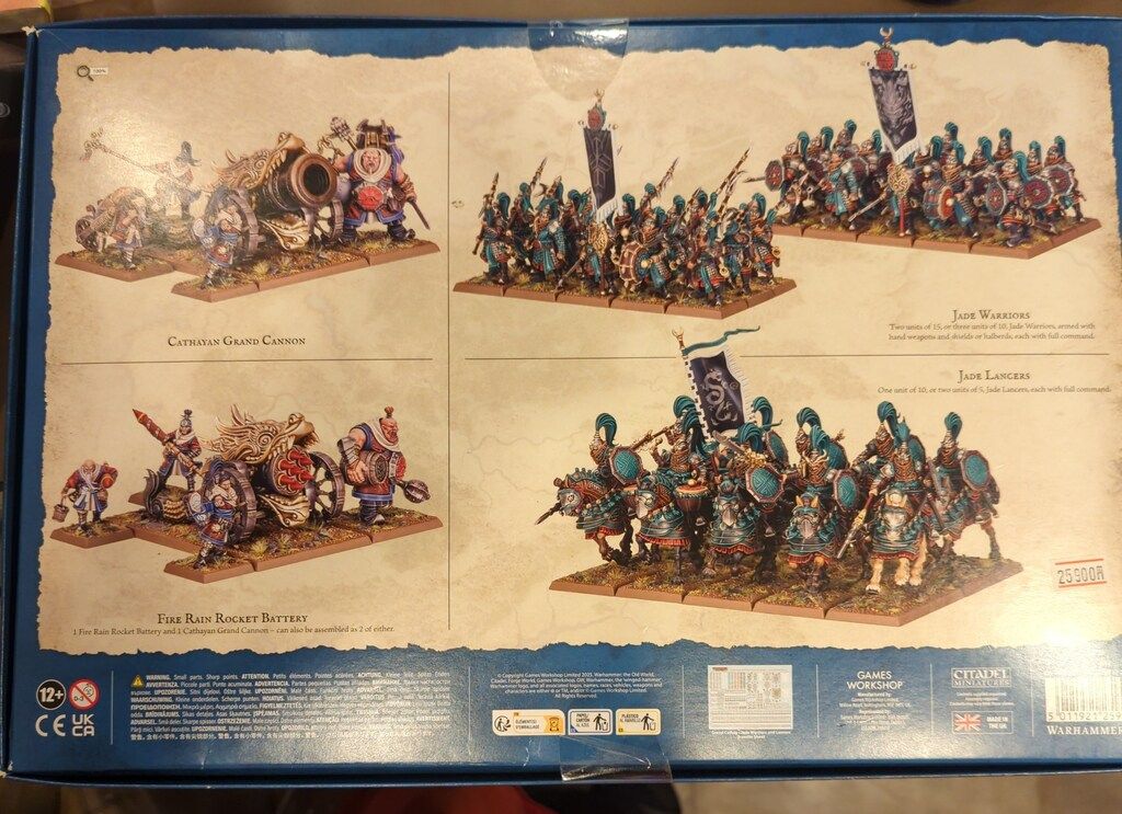 GAMES WORKSHOP WARHAMMER THE OLD WORLD GRAND CATHAY BATTALION
