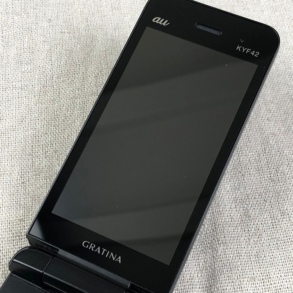 ◇◇SIMフリー GRATINA 4G ブラック BLACK KYF31 一括購入 残債なし