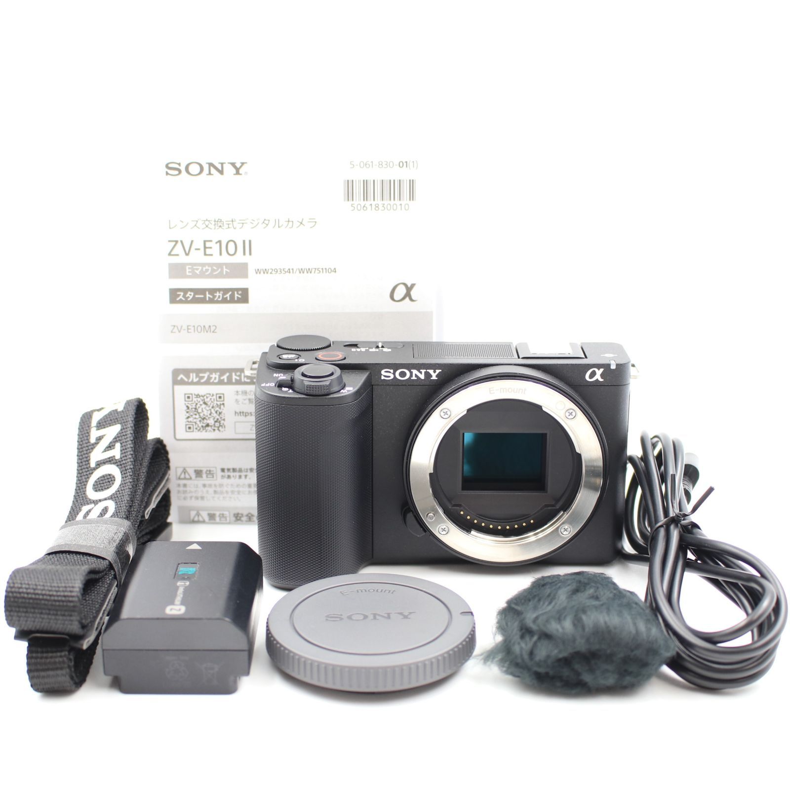 □新品同様□ SONY VLOGCAM ZV-E10 II ボディ ブラック ZV-E10M2 □新品同様□ SONY VLOGCAM ZV-E10 II ボディ ブラック ZV-E10M2