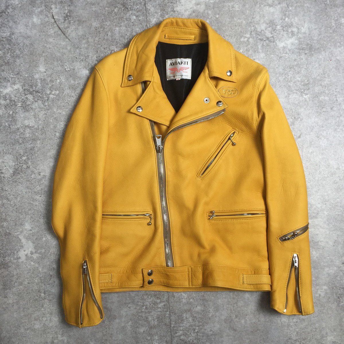 ルイスレザー サイクロン 441T 36 イエロー Lewis 黄 マスタード ルイスレザー サイクロン 441T 36 イエロー Lewis 黄 マスタード