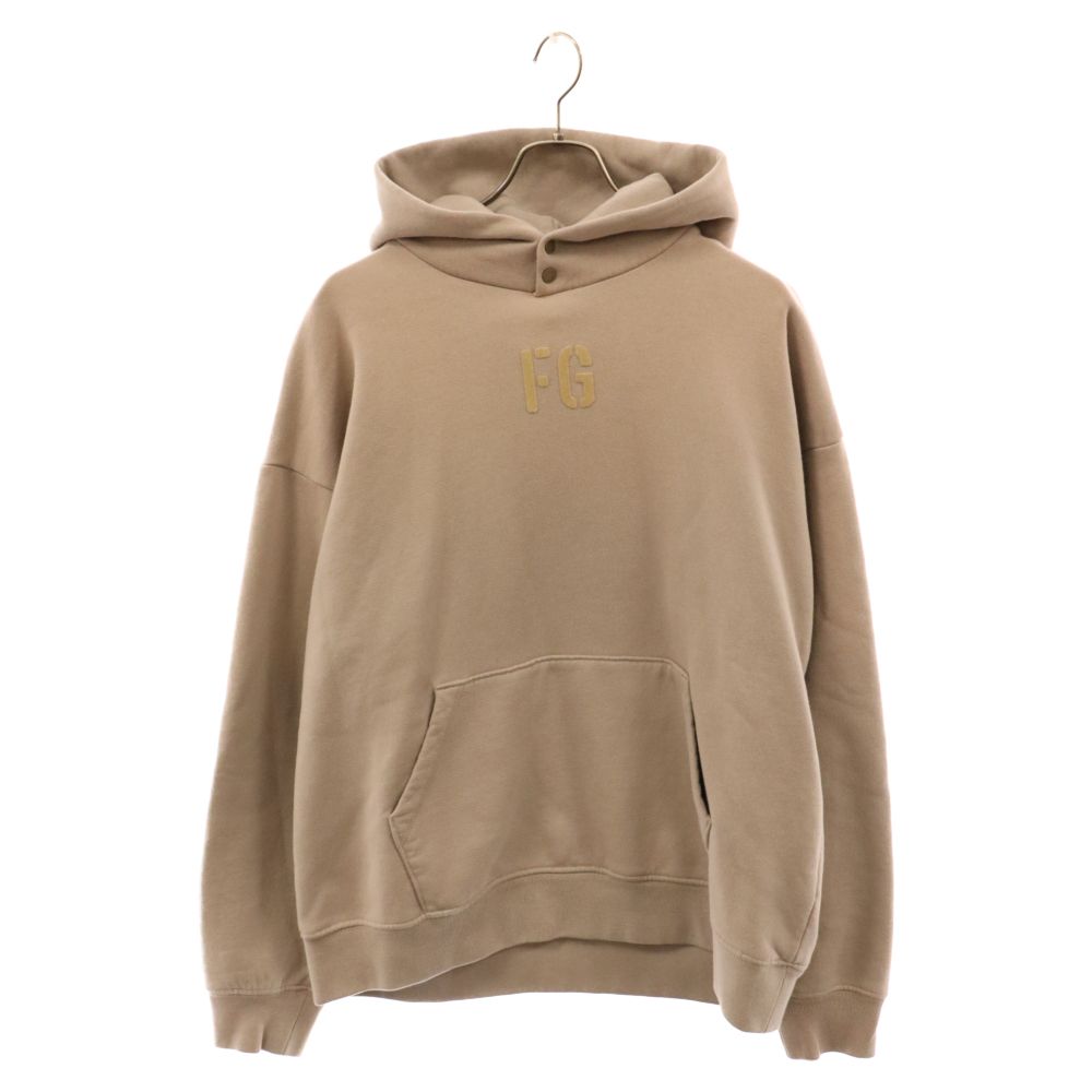 FEAR OF GOD (フィアオブゴッド) SEVENTH COLLECTION FG Hoodie Vintage Paris Sky 7thコレクション FGフーディ ヴィンテージ パリスカイ プルオーバーパーカー ベージュ