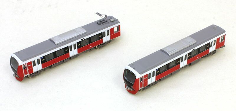 グリーンマックス Nゲージ 静岡鉄道A3000形  パッションレッド 2両編成セット  動力付き  30654 静岡鉄道A3000形（パッションレッド）2両編成セット（動力付き