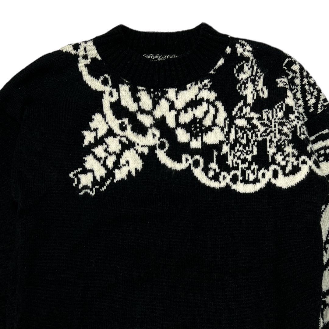 sacai 19AW Floral Pullover Knit Sweater - メルカリ