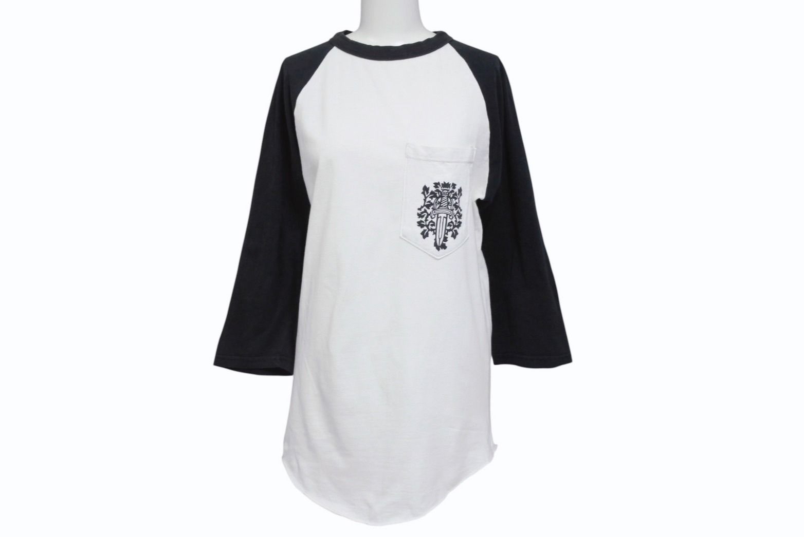 クロムハーツラグランシャツ クロムハーツ CHROME HEARTS ラグラン Tシャツ 長袖 プリント