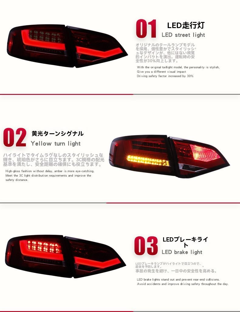 流れるウインカー 煙燻