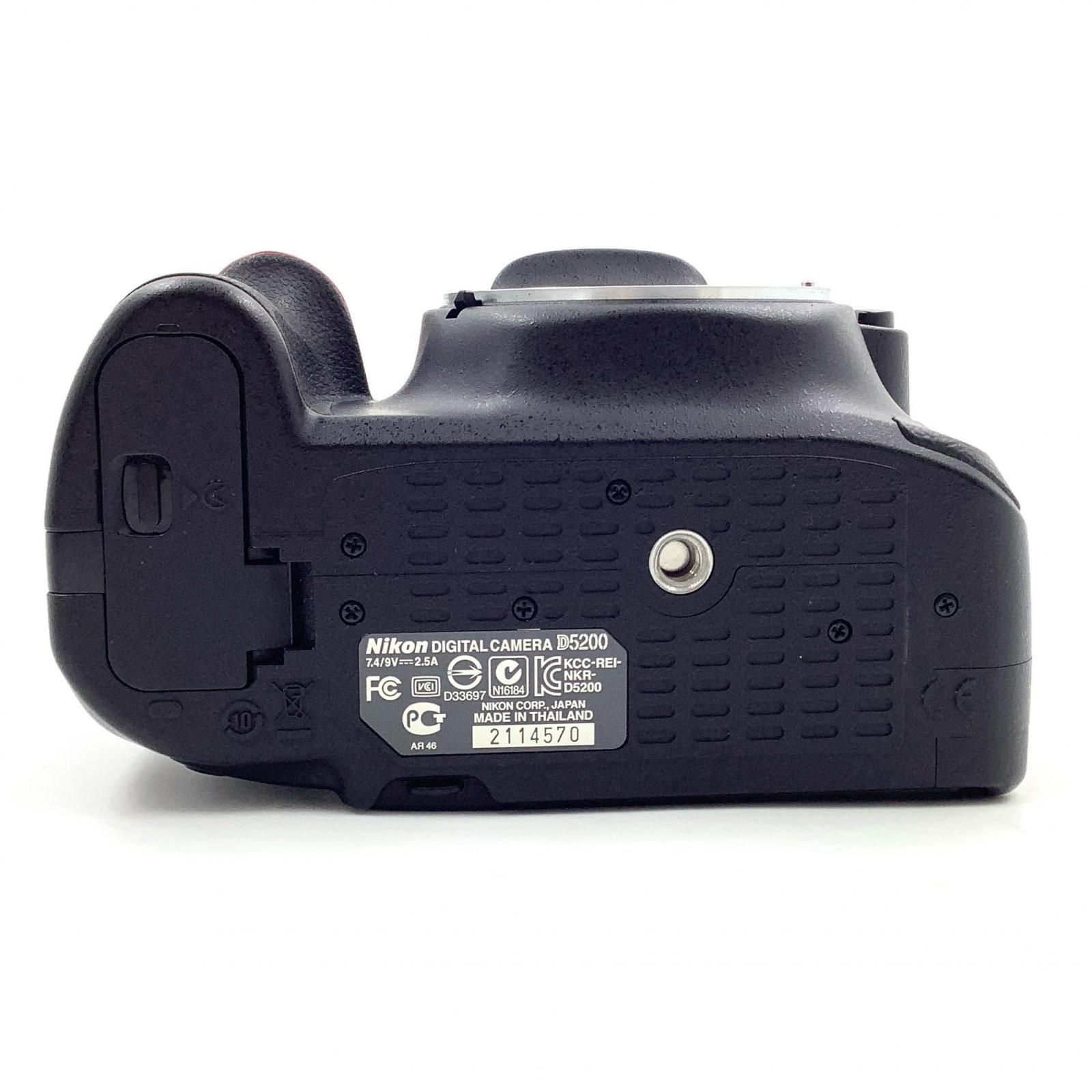 実現 Nikon デジタル一眼 D5200 ボディ ブラック 動作 済 シャッター5383回 全額返金保証 最速発送