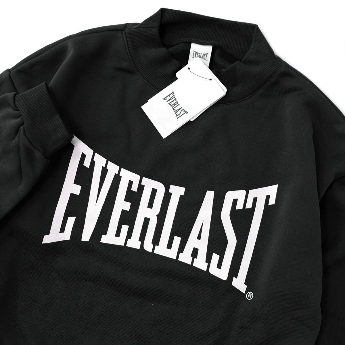 ☆エバーラスト EVERLAST 新品 レディース 保温 裏フリース ビッグロゴ