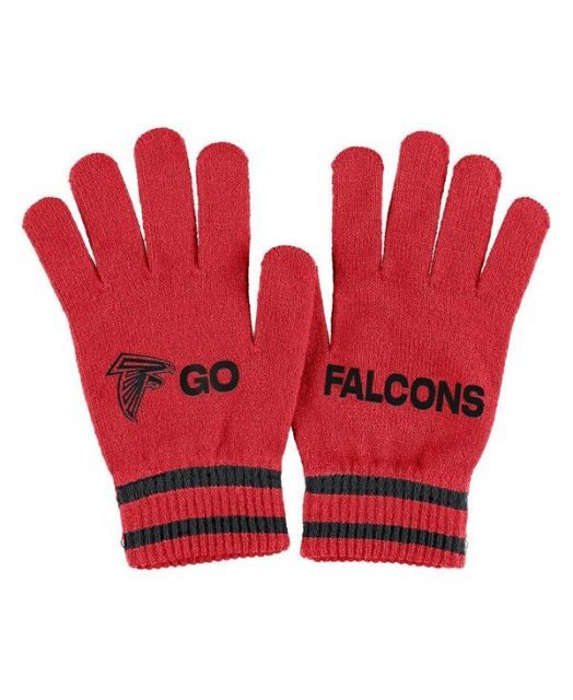 送料無料 ウェア バイ エリン アンドルーズ レディース 手袋 アクセサリー Women s Red Atlanta Falcons Double Jacquard Cuffed Knit Hat with Pom and Gloves Set Red