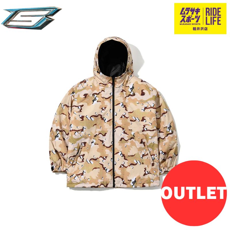 ムラスポ公式 BSRABBIT MOUNTAIN HOODED JK CAMO ユニセックス 23-24 スノーウェア スノーボード 50%OFF