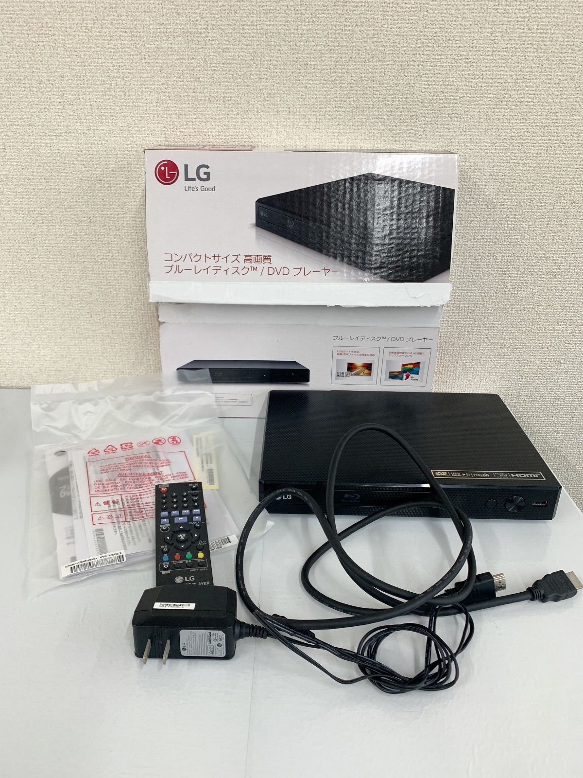 ％4 通電 済 動作未 LG ブルーレイプレイヤー BP250 DVDプレイヤー 電化製品 2