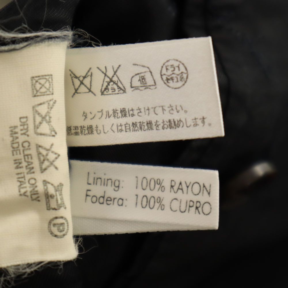 サルヴァトーレフェラガモ イタリア製 テーラードジャケット 52 濃紺