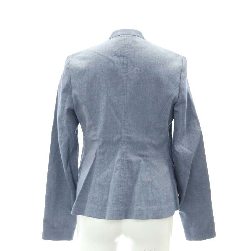 セオリー theory コットン ノーカラージャケット 前開きトッパー 0 S  