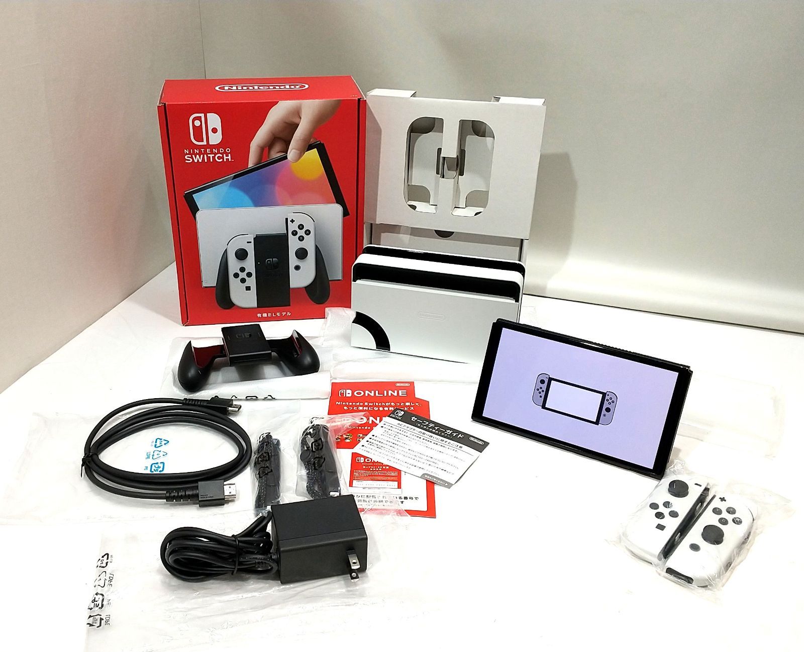 高松36-0004 Nintendo Switch 有機ELモデル ホワイト 動作 済 |60