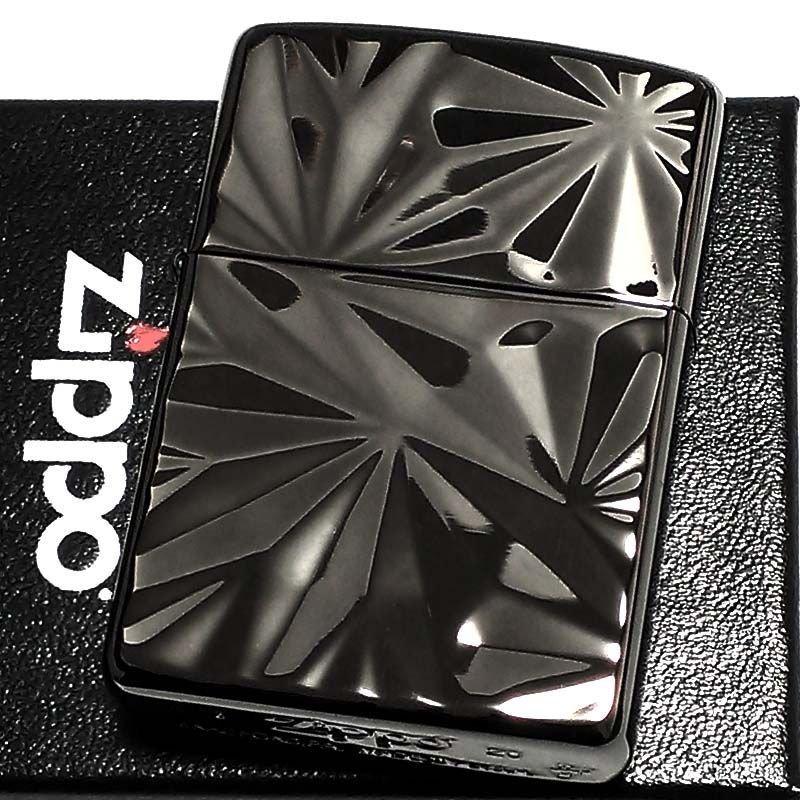 ZIPPO アーマー シャイニーアイスカット ブラックニッケル