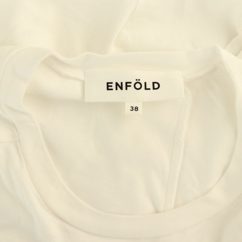エンフォルド ENFOLD 23AW /SCALLOPED Tシャツ カットソー 38 ホワイト /ES ■OS レディース 楽天市場】ENFOLD エンフォルド Tシャツ カットソー 23春夏