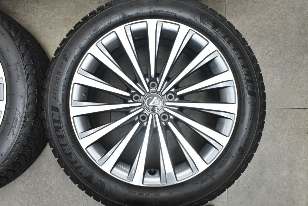 レクサス　LS600hl 純正ホイール　MICHELIN X-ICE  美品 バリ溝】レクサス LS500h バージョンL エグゼクティブ 純正