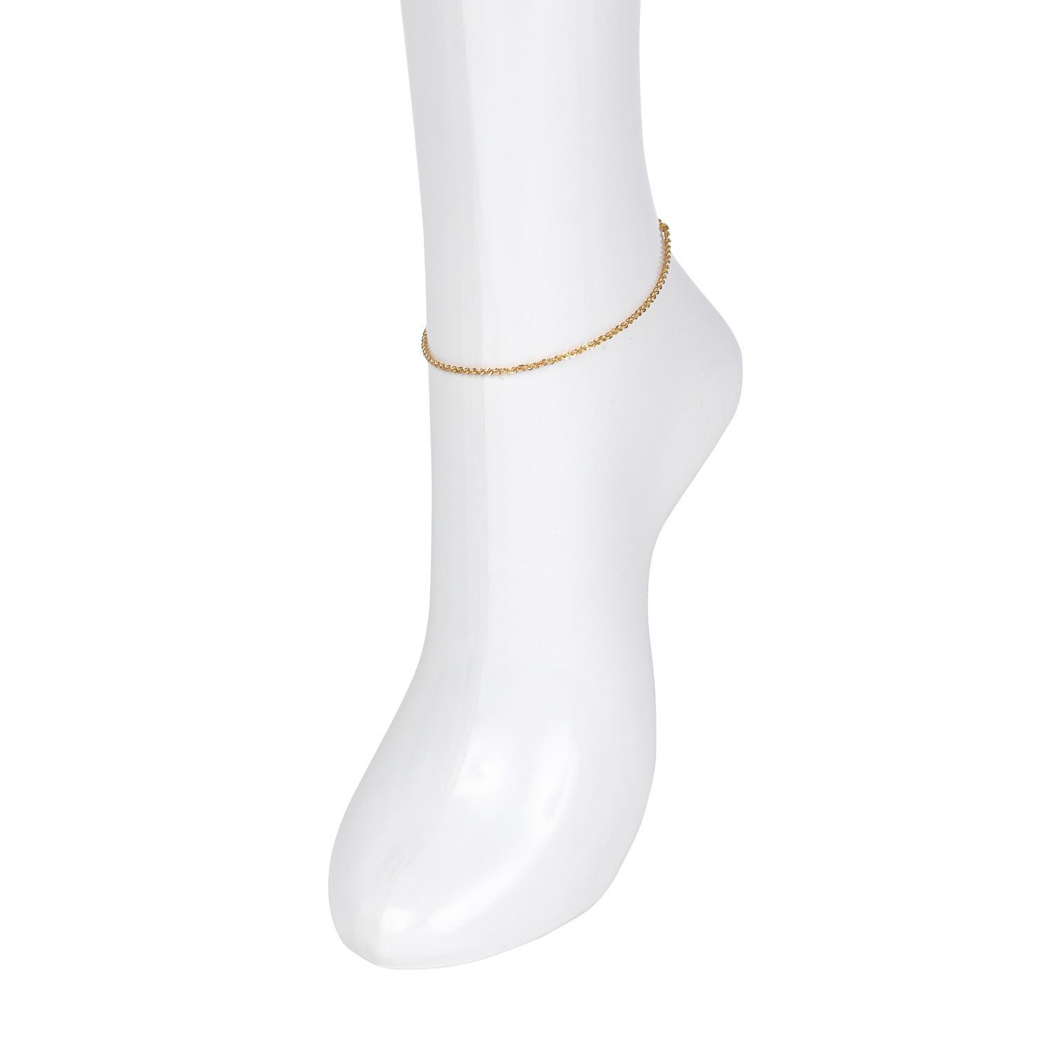  アンクレット K 18 ロープ チェーン ゴールド 18金 アンクレット アクセサリー