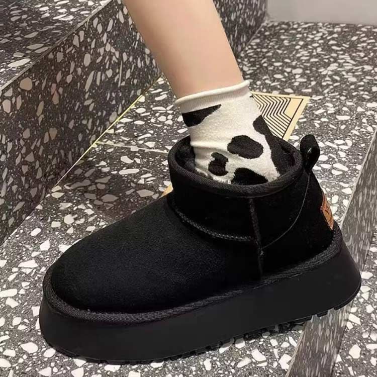 激安大特集! ムートンブーツ 厚底 レディース ブーツ ショートブーツ 撥水 防滑 痛くない スノーブーツ 防寒 暖かい おしゃれ 内ボア 柔らか エコファー 靴 あったか 軽量 歩きやすい 秋冬 痛くない 疲れな sam1008
