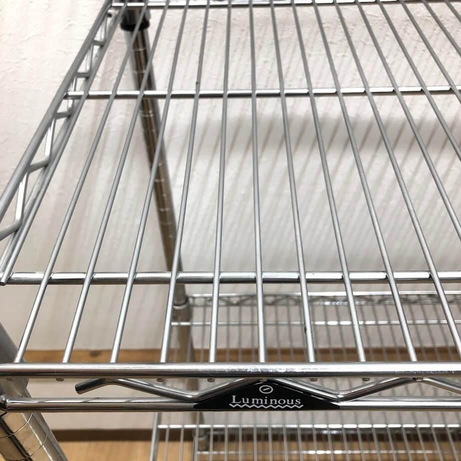 ss7981 ルミナス メタルラック 4段 76×46×151cm Luminous スチールシェルフ オープンシェルフ 棚 スチール ワイヤー 収納 メタルラック