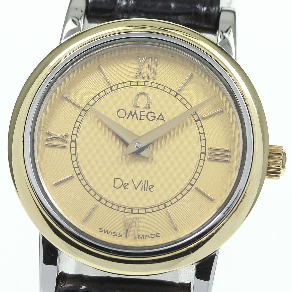 オメガ OMEGA デビル プレステージ クォーツ レディース美品_705359