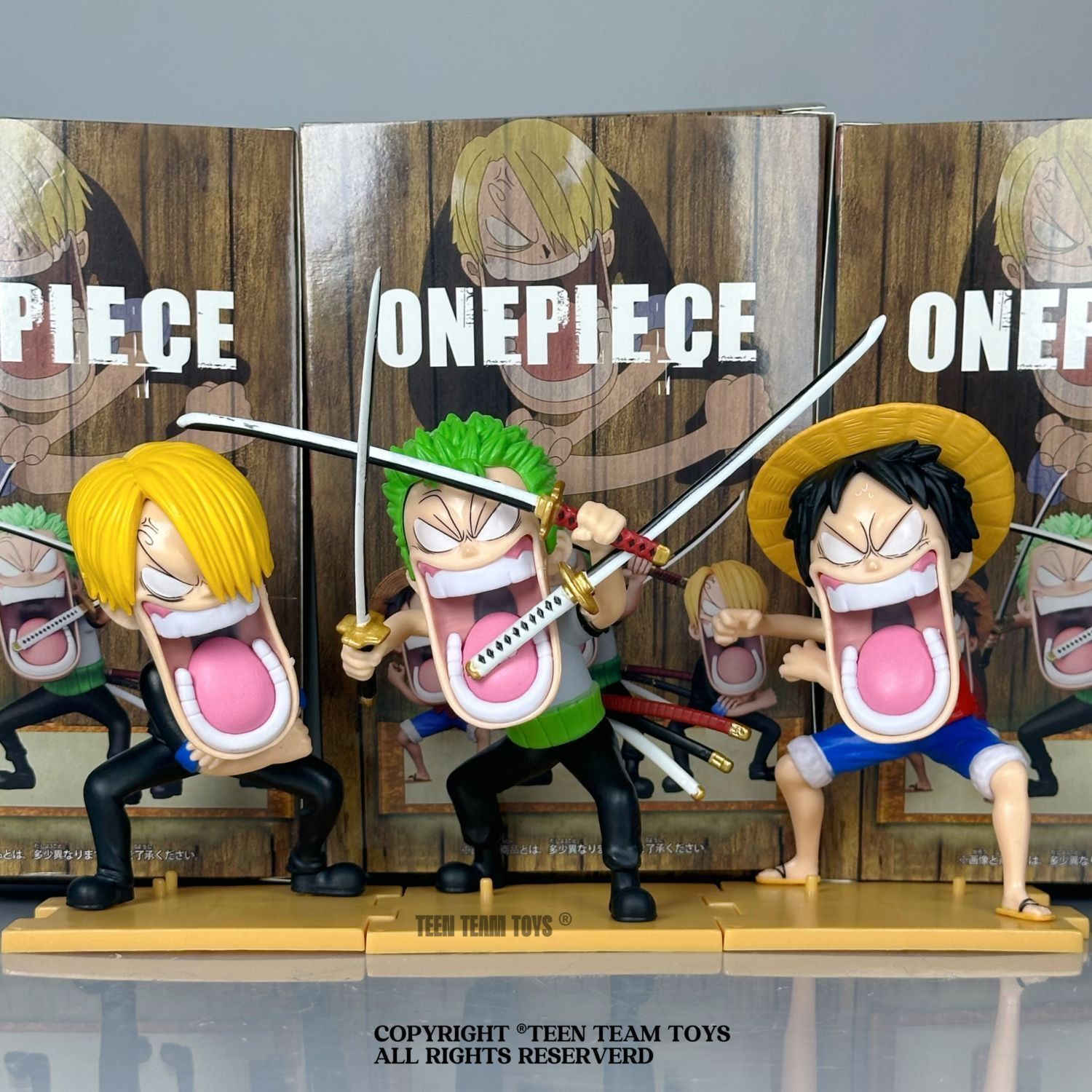 ワンピース One piece ゾロ サンジ ルフィ ガレージキット GK