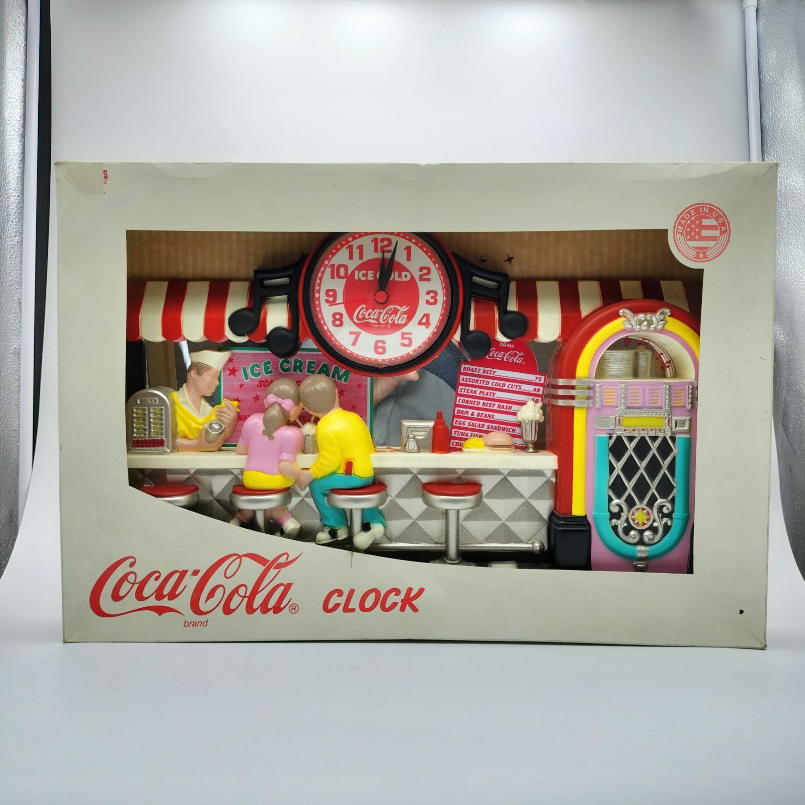 【専用】Coca-Cola ビンテージ掛け時計 USA製 コカコーラ アメリカ コカ・コーラ ウォールクロック -通販-ローズボール