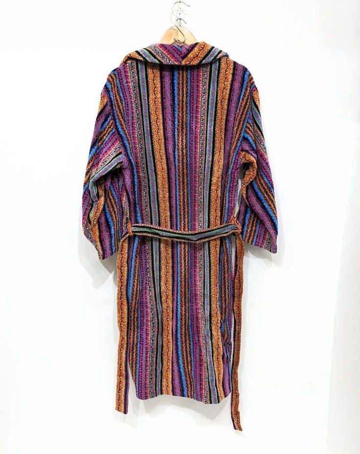 未使用 MISSONI ミッソーニ ガウン ストリシア バスローブ M 日本製 VINTAGE 80s 90s 泰道リビング ライセンス タオル地  ユニセックス - メルカリ