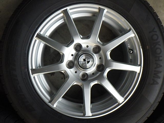 2312-659 weds G.Mach アルミホイール＆ラジアルタイヤ 205 65R15 ４本セット TRITUETUBI_COM