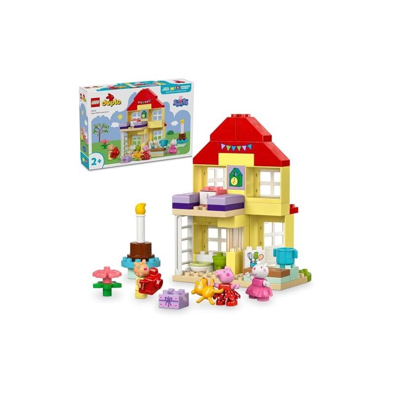 新着商品 レゴ LEGO デュプロ ペッパピッグ ペッパのおうち おたんじょうびパーティ おもちゃ 玩具 誕生日 プレゼント ブロック 知育 男の子 女の子 子供 1歳半 2歳 4歳 幼児 ごっこ遊び おままごと 1