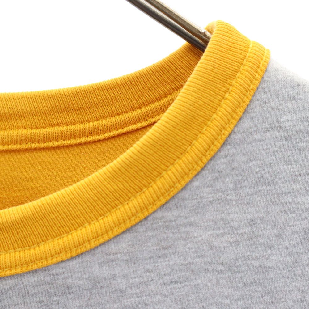 ワラワラ 90s USA製 オールド ゲームT 半袖 リバーシブル Tシャツ M イエロー Walla Walla Collegiate Mills メンズ