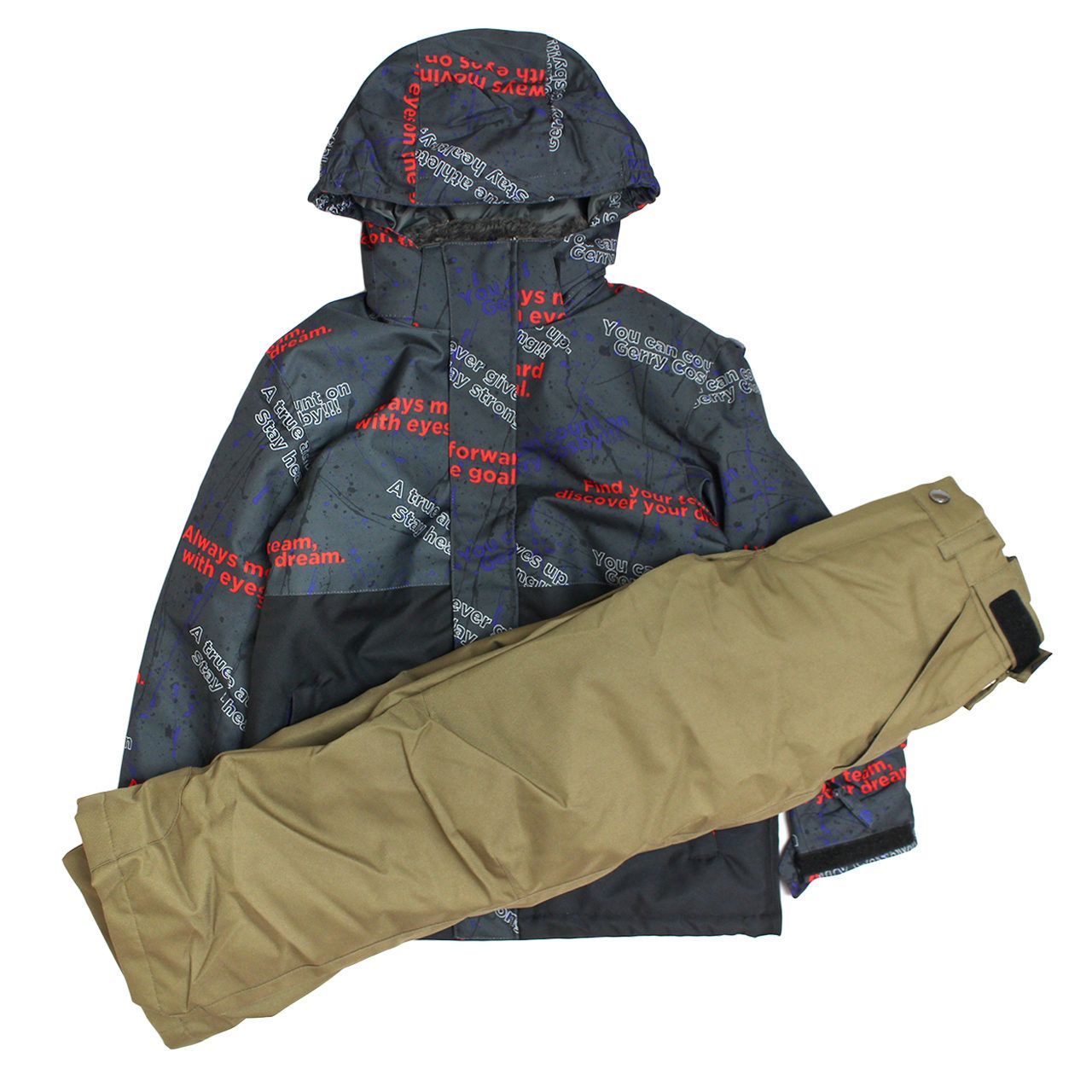 cosby スキーウェア 160 美品 cosby スキーウェア160 手袋Jr.Lセット