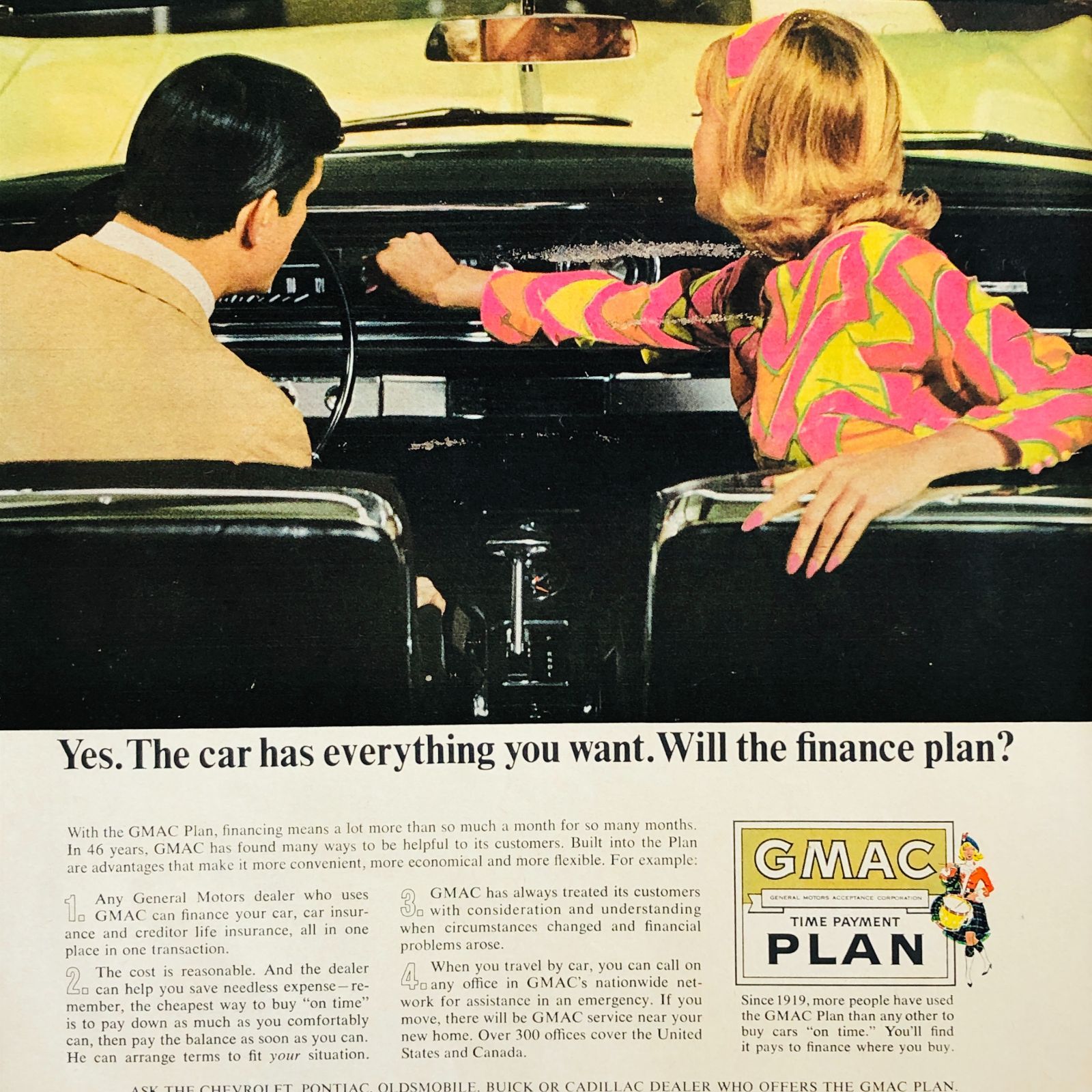 ビンテージ ポスター フレーム付 当時物 『 GMAC PLAN 』 50's・60'sオリジナル アメリカ 輸入 雑貨 ヴィンテージ 広告 雑誌  アドバタイジング 昭和 レトロ ( AZ246 ) - メルカリ