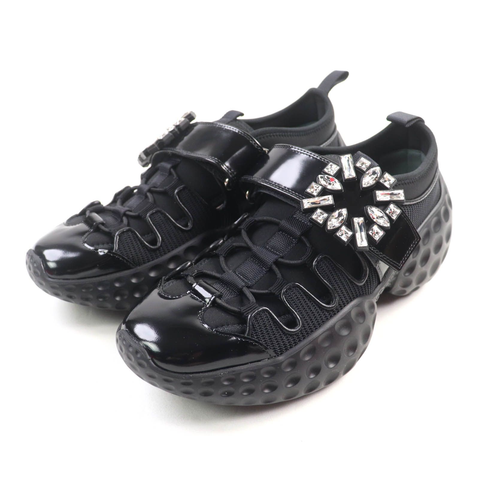 ✨極美品ロジェヴィヴィエ　ヴィヴ ラン　ストラスバックル 39 ✨極美品ロジェヴィヴィエ ヴィヴ ラン ストラスバックル 39 ロジェ