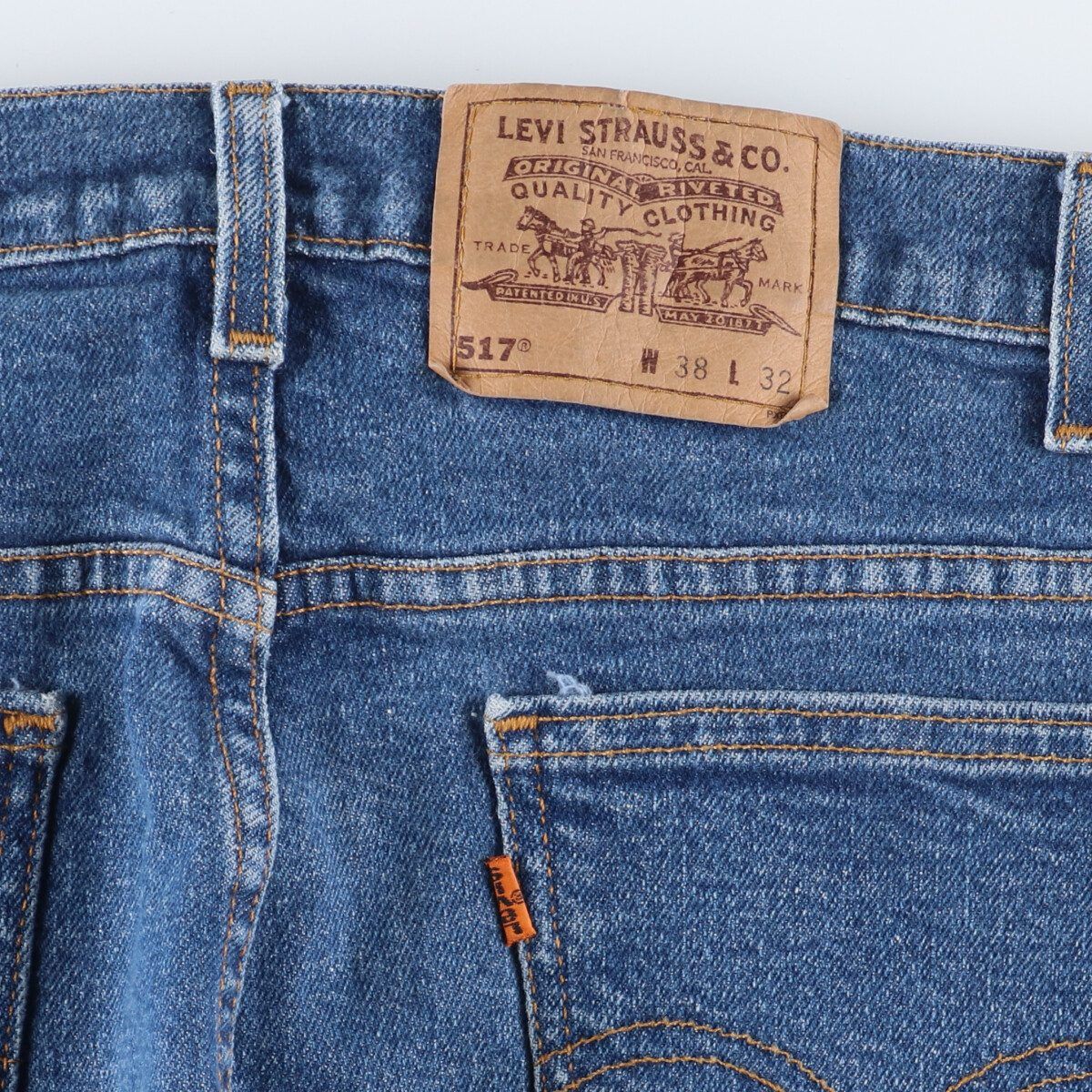 古着 90年代 リーバイス Levi's 517 オレンジタブ ブーツカット