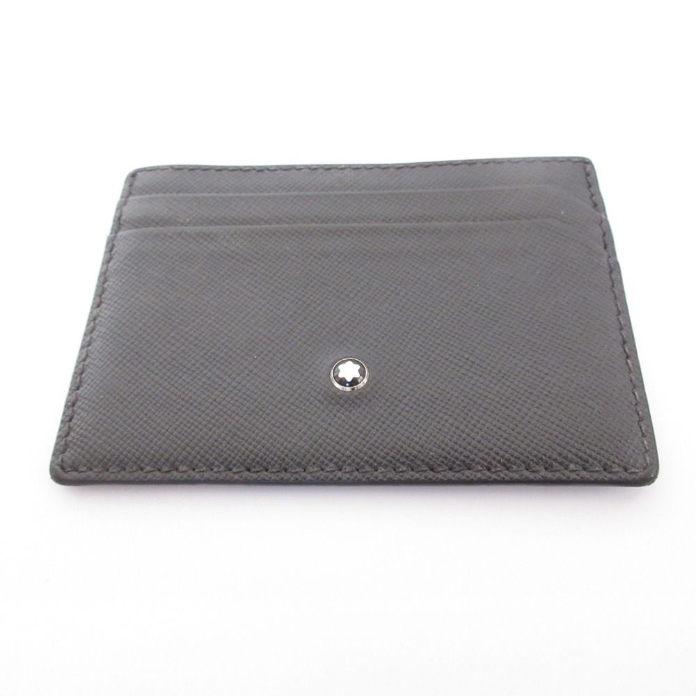 美品 モンブラン マネークリップ ホワイトスター ブラック レザー