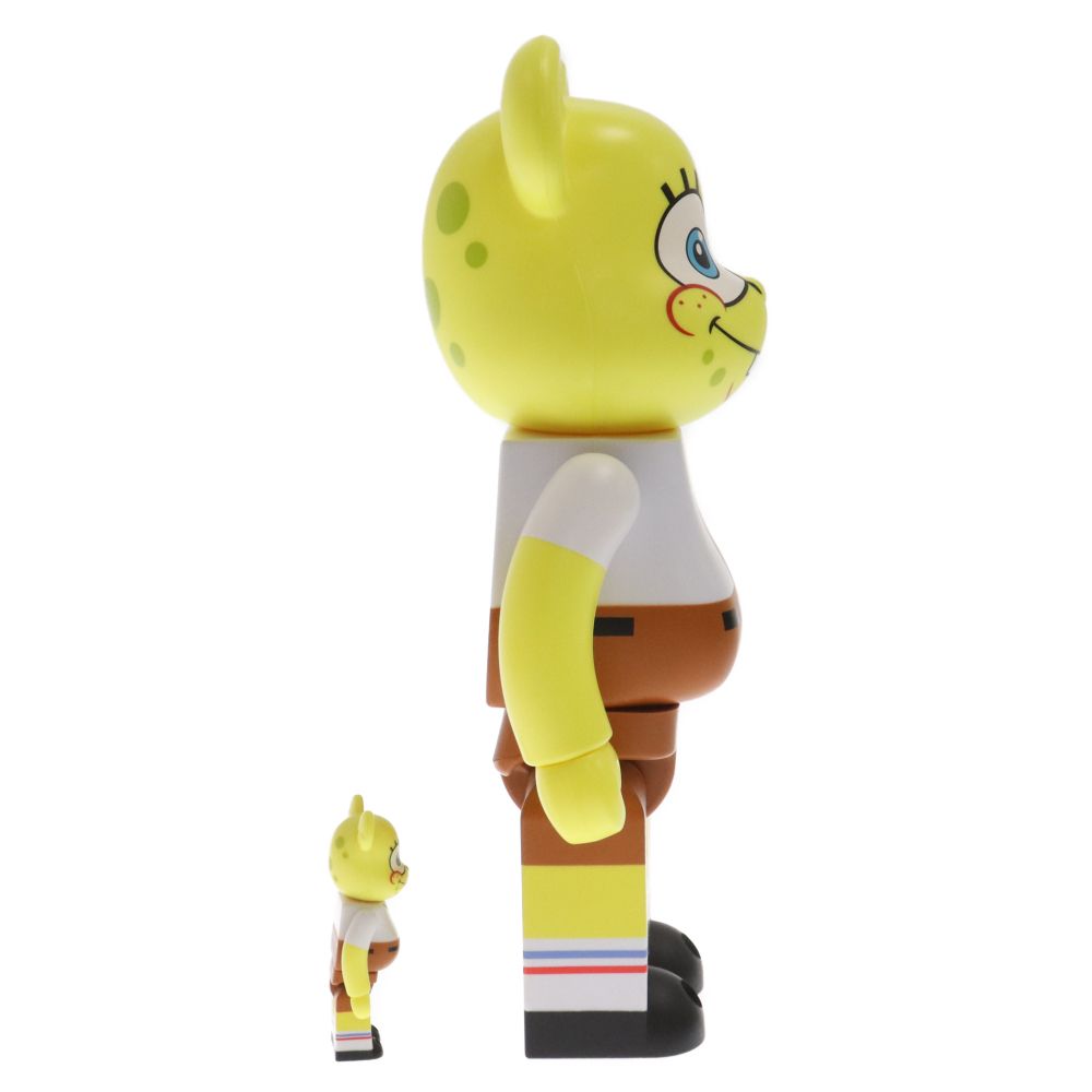 MEDICOM TOY (メディコムトイ) BE@RBRICK SPONGEBOB GOLD CHROME 100 ...