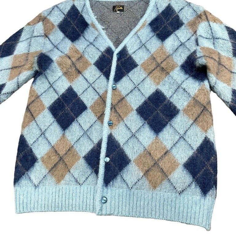 Needles 22AW Mohair Cardigan Argyle アーガイルモヘアカーディガン