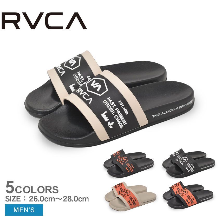 ルーカ サンダル BE041971 メンズ チェインメイルシャワースライド RVCA カラー:04.BVW 品番：1649-0008