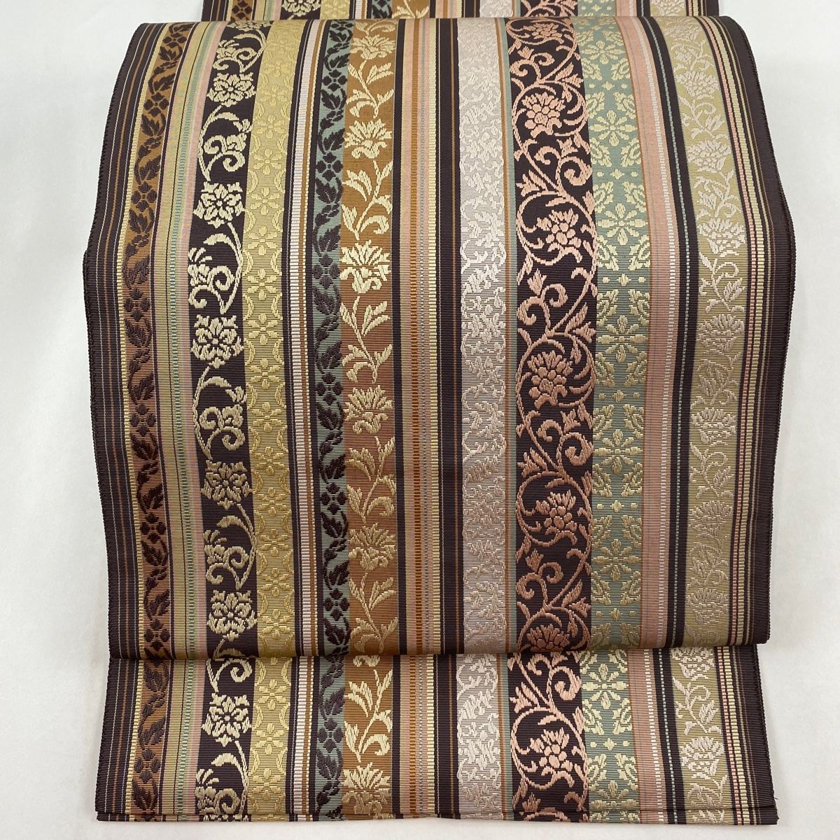 平和屋本店□極上 1897年創業 名門岡野 本場筑前博多織 千年工房 八 