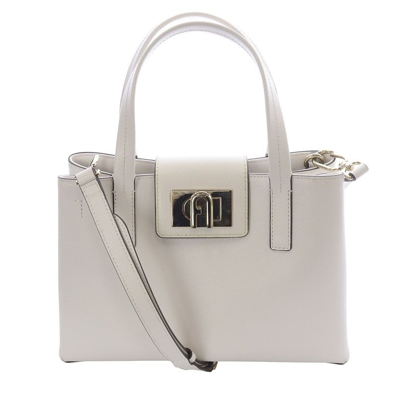 フルラ FURLA MINI TOP HANDLE 2WAYバッグ ハンドバッグ ショルダーバッグ 白