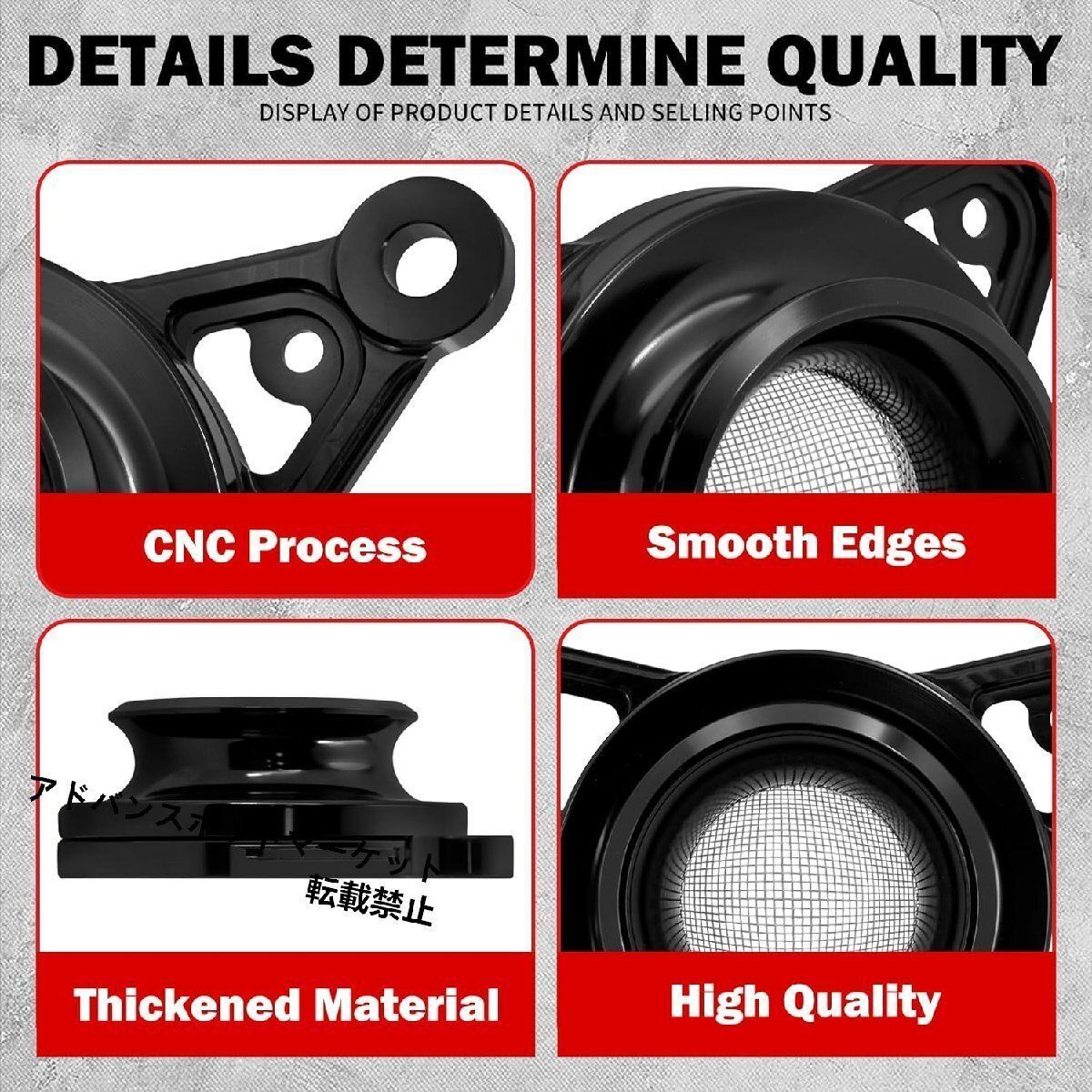 バイク エアクリーナー エアフ 吸気 フィルター カバー アルミ製