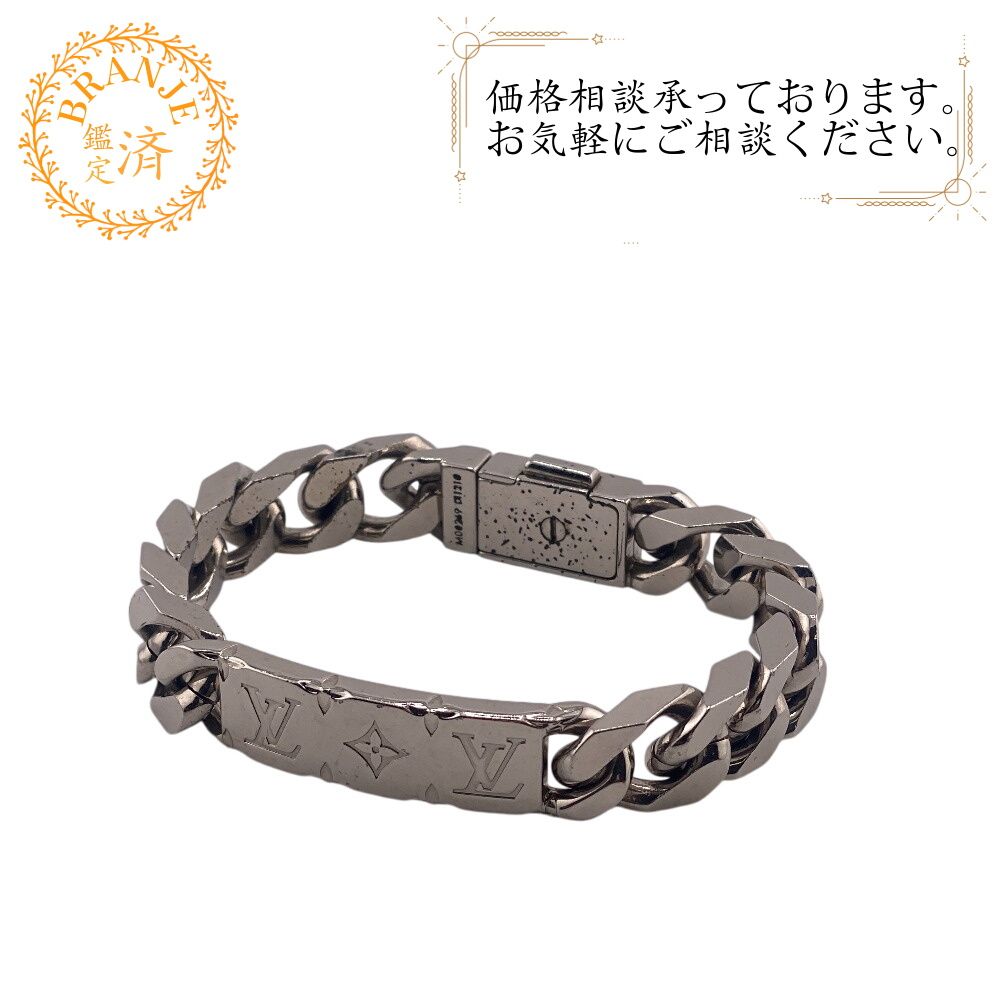 ルイヴィトン モノグラム チェーンブレスレット ブラスレ M00270 喜平 ルイヴィトン モノグラム チェーンブレスレット 喜平モチーフ M00270