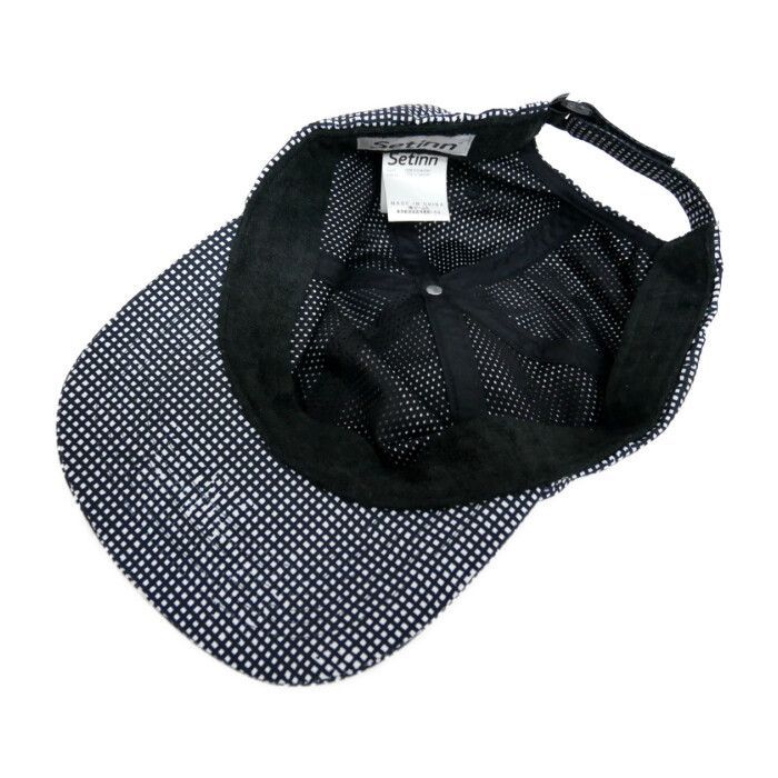 Setinn セットイン キャップ グレーギンガム