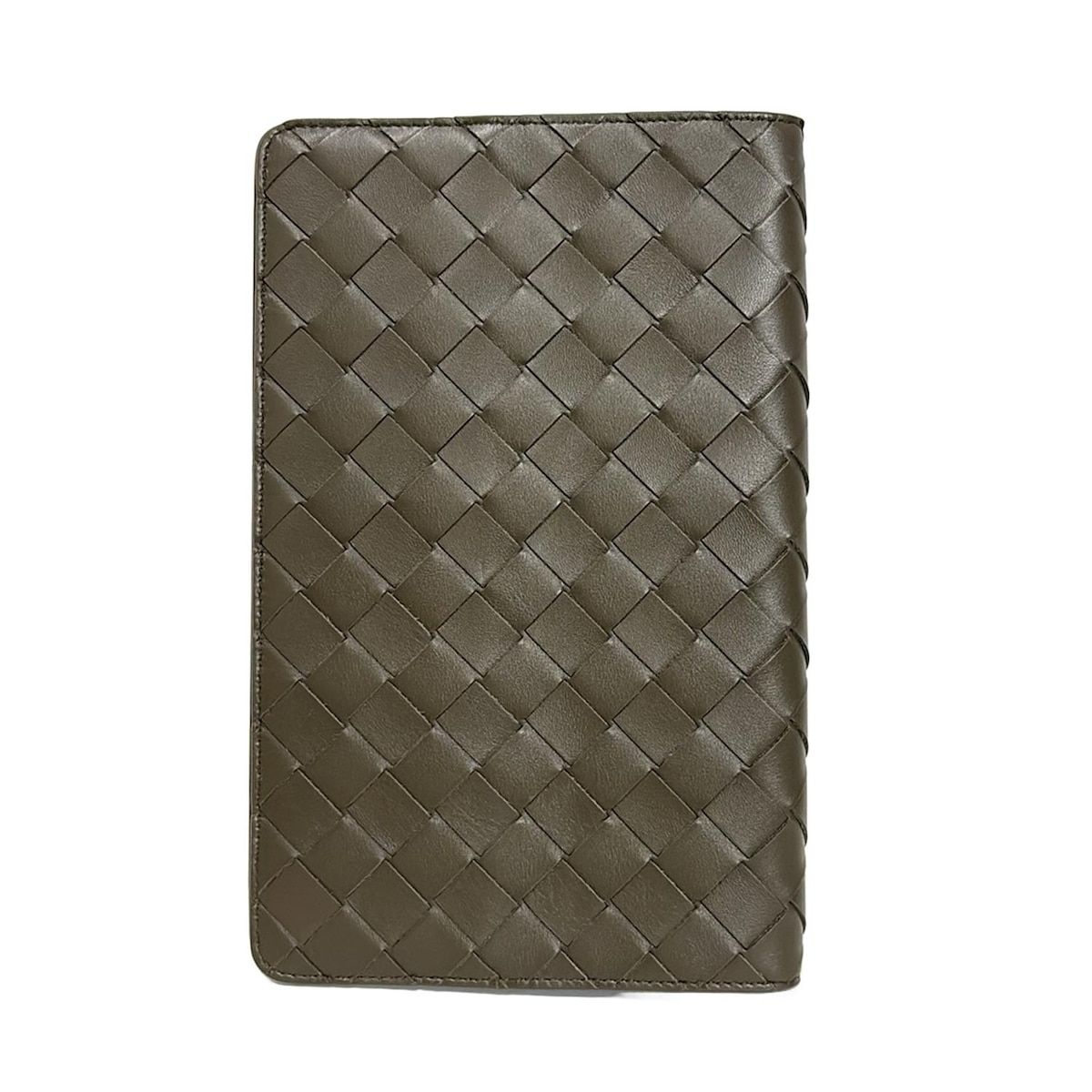 BOTTEGA VENETA ボッテガヴェネタ 手帳 イントレチャート カーキ レザー