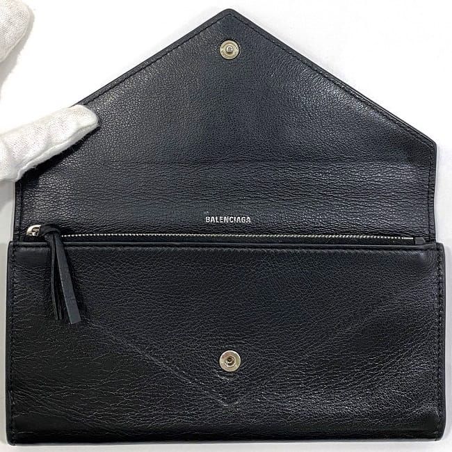 【✨美品✨】 バレンシアガ エブリデイ 二つ折り財布 ブラック バレンシアガ 二つ折り 長財布 ブラック エブリデイ 499207