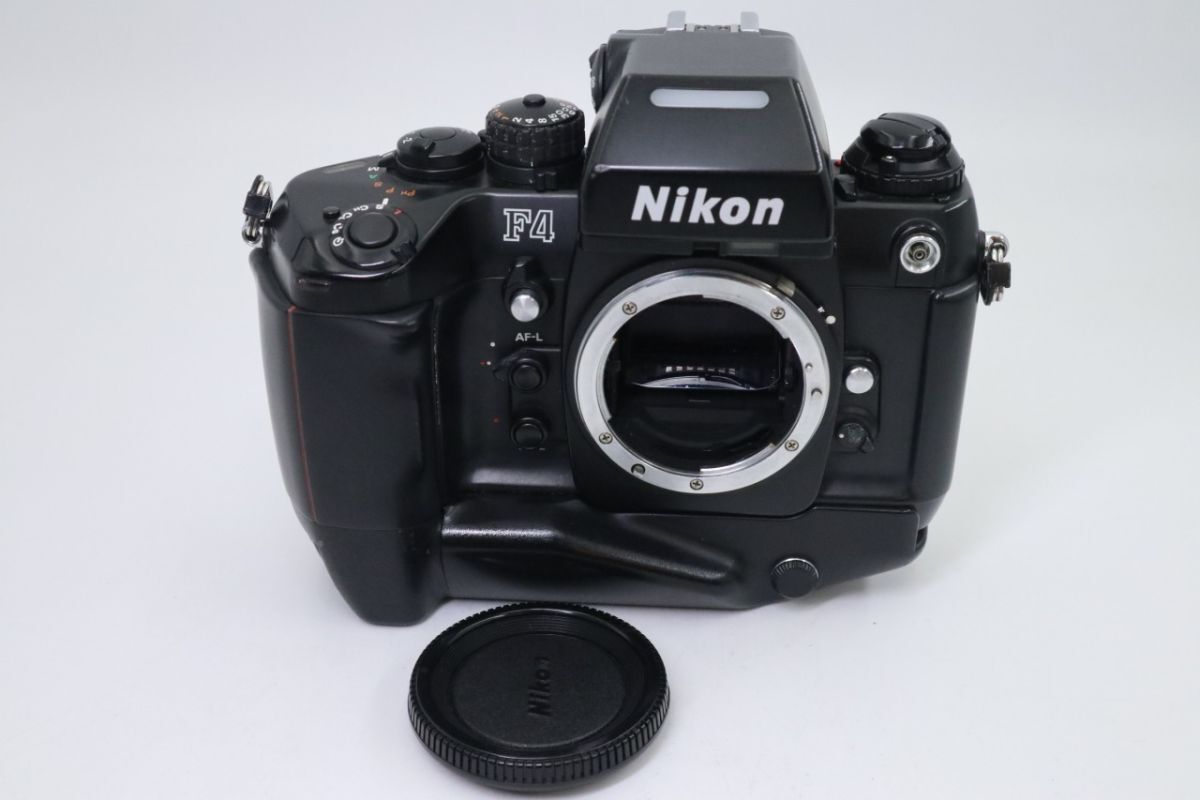 Nikon ニコン F4S ブラックボディ AFフィルムカメラ MB-21 f03160