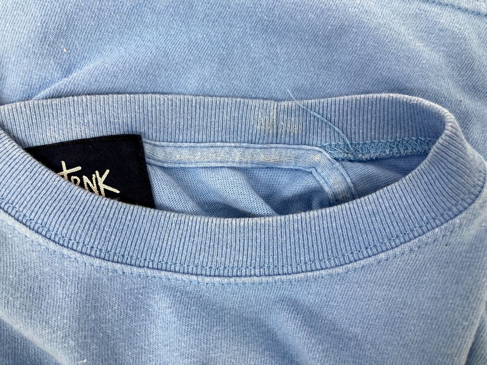 PHATRNK (ファットランク) Tシャツ 半袖 胸ロゴ M ライトブルー メンズ 