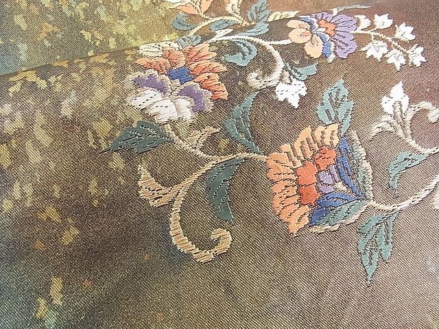 平和屋野田店■六通柄袋帯 唐織 蒔絵の調べ 逸品 n-mz6416
